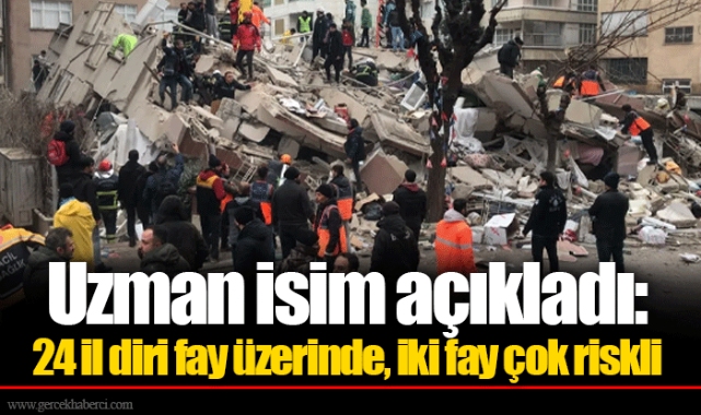 Uzman isim açıkladı: 24 il diri fay üzerinde, iki fay çok riskli
