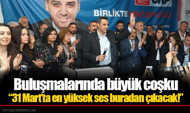 “31 Mart’ta en yüksek ses buradan çıkacak!”