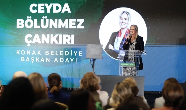 AK Parti Konak Belediye Başkan Adayı Ceyda Bölünmez Çankırı:“Girişimci kadınlara 10 bin TL, 100 bin TL vereceğiz”