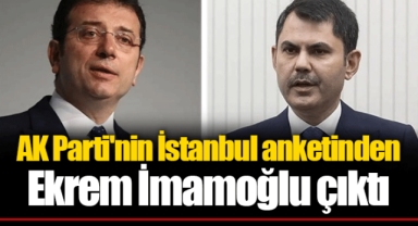 AK Parti'nin İstanbul anketinden Ekrem İmamoğlu çıktı