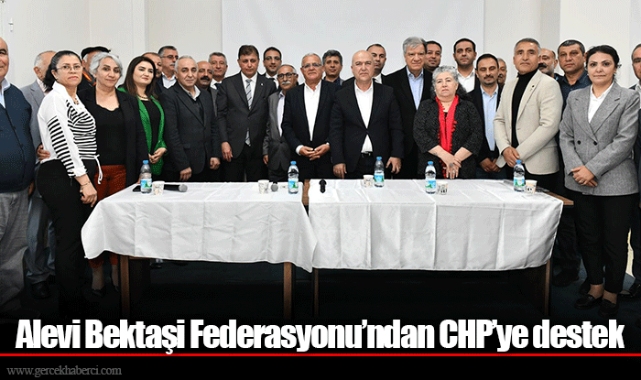 Alevi Bektaşi Federasyonu’ndan CHP’ye destek