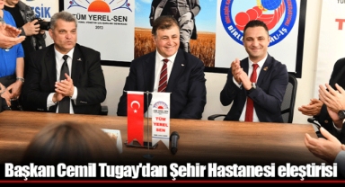 Başkan Cemil Tugay'dan Şehir Hastanesi eleştirisi