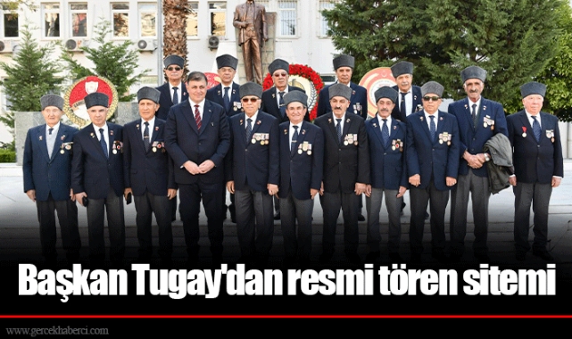 Başkan Tugay'dan resmi tören sitemi