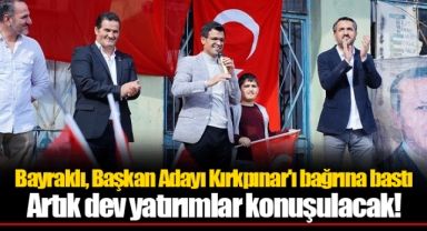 Bayraklı, Başkan Adayı Kırkpınar'ı bağrına bastı