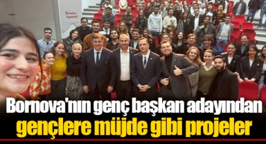Bornova'nın genç başkan adayından gençlere müjde gibi projeler