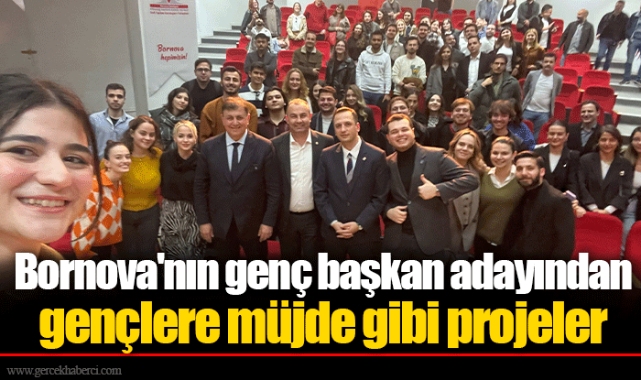 Bornova'nın genç başkan adayından gençlere müjde gibi projeler