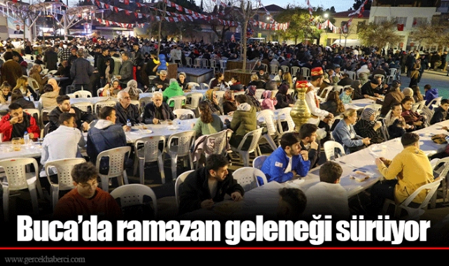 Buca’da ramazan geleneği sürüyor