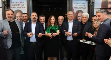 CHP Karşıyaka Adayı Yıldız İşçimenler Ünsal Seçim Ofisi’ni açtı, projelerini anlattı