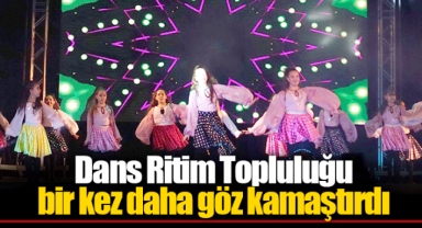 Dans Ritim Topluluğu bir kez daha göz kamaştırdı