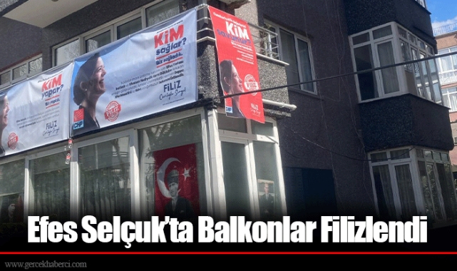 Efes Selçuk’ta Balkonlar Filizlendi