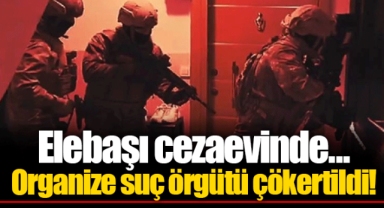 Elebaşı cezaevinde... Organize suç örgütü çökertildi!