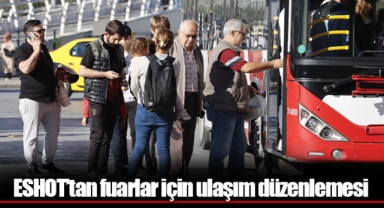 ESHOT’tan fuarlar için ulaşım düzenlemesi