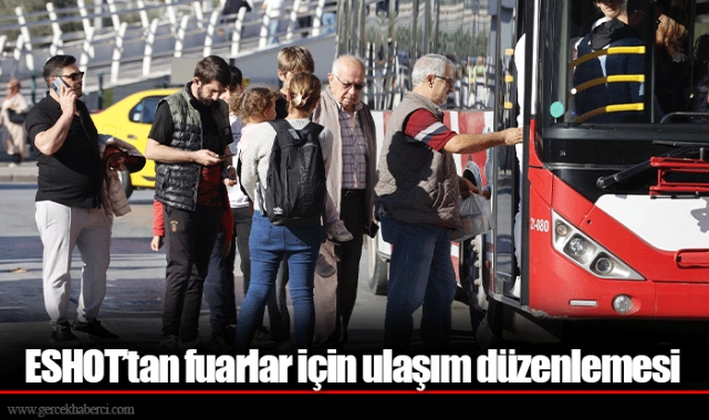 ESHOT’tan fuarlar için ulaşım düzenlemesi