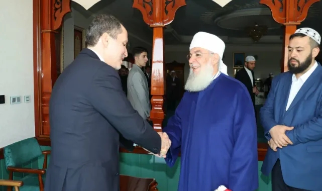 Fatih Erbakan, Menzil Şeyhi Seyyid Muhammed Saki Erol’u ziyaret etti
