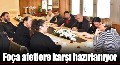 Foça afetlere karşı hazırlanıyor