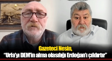 Gazeteci Nesin, “Urfa’yı DEM’in alma olasılığı Erdoğan’ı çıldırtır”
