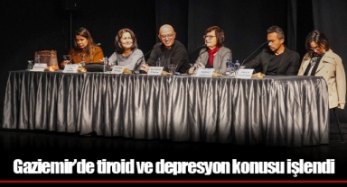 Gaziemir’de tiroid ve depresyon konusu işlendi