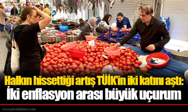 Halkın hissettiği artış TÜİK’in iki katını aştı: İki enflasyon arası büyük uçurum