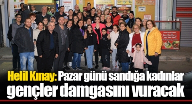 Helil Kınay: Pazar günü sandığa kadınlar gençler damgasını vuracak