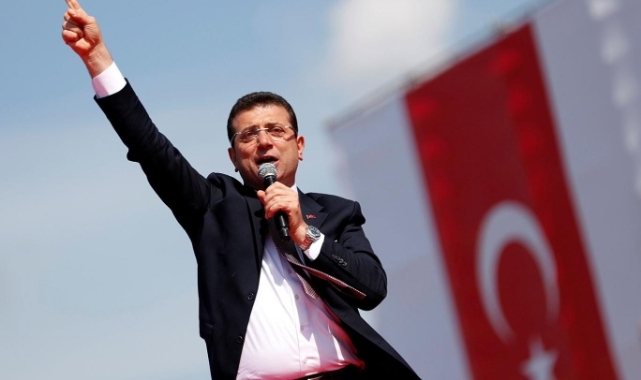 İmamoğlu’nu Rabia işaretiyle taciz edenlere seçim otobüsünden verilen yanıt gündem oldu
