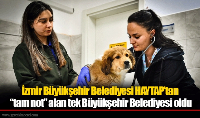 İzmir Büyükşehir Belediyesi HAYTAP’tan “tam not” alan tek Büyükşehir Belediyesi oldu