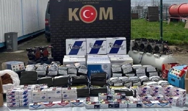 Kaçak tütün deposuna baskın: Evin sahibi gözaltına alındı!