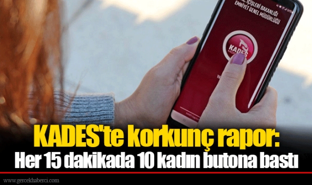 KADES'te korkunç rapor: Her 15 dakikada 10 kadın butona bastı