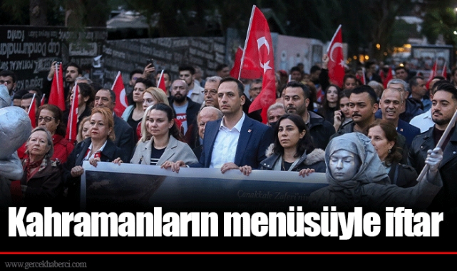 Kahramanların menüsüyle iftar