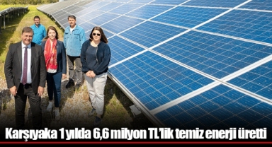 Karşıyaka 1 yılda 6,6 milyon TL’lik temiz enerji üretti