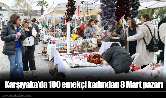 Karşıyaka’da 100 emekçi kadından 8 Mart pazarı