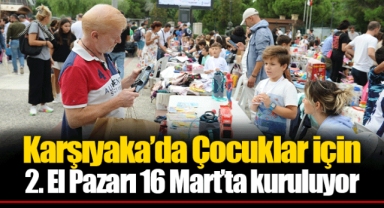 Karşıyaka’da Çocuklar için 2. El Pazarı 16 Mart’ta kuruluyor
