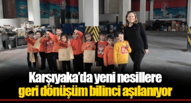 Karşıyaka’da yeni nesillere geri dönüşüm bilinci aşılanıyor