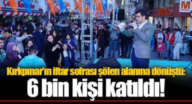 Kırkpınar'ın iftar sofrası şölen alanına dönüştü: 6 bin kişi katıldı!