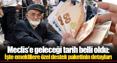 Meclis’e geleceği tarih belli oldu: İşte emeklilere özel destek paketinin detayları