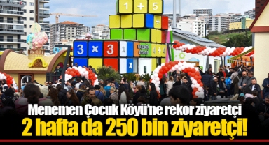 Menemen Çocuk Köyü’ne rekor ziyaretçi 2 hafta da 250 bin ziyaretçi!