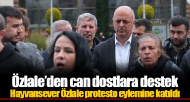 Özlale’den can dostlara destek