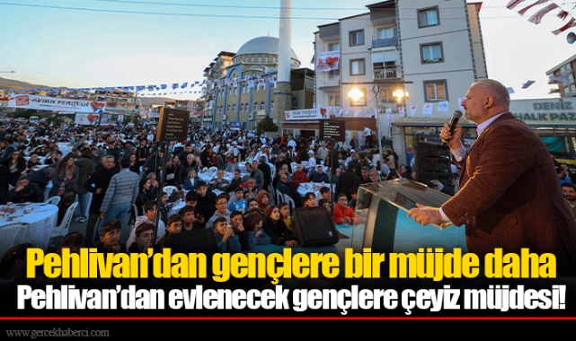 Pehlivan’dan gençlere bir müjde daha