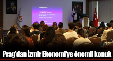Prag’dan İzmir Ekonomi’ye önemli konuk