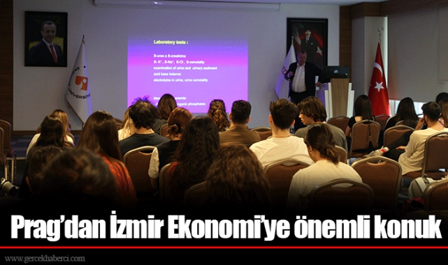 Prag’dan İzmir Ekonomi’ye önemli konuk