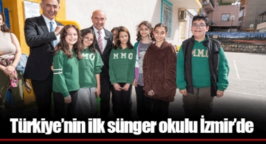 Türkiye’nin ilk sünger okulu İzmir’de