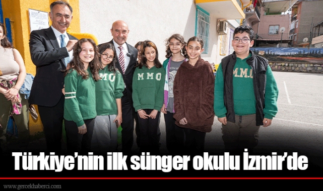 Türkiye’nin ilk sünger okulu İzmir’de