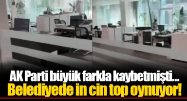 AK Parti büyük farkla kaybetmişti… Belediyede in cin top oynuyor!