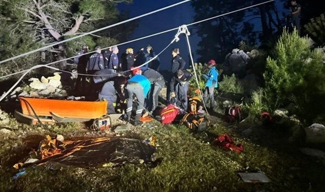 Antalya'da teleferik kabini parçalandı: 1 ölü, 10 yaralı