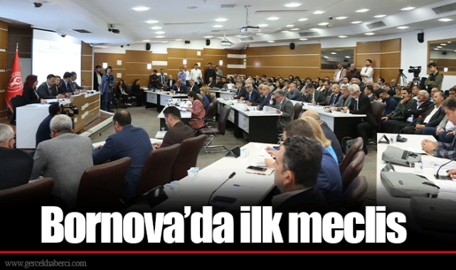 Bornova’da ilk meclis