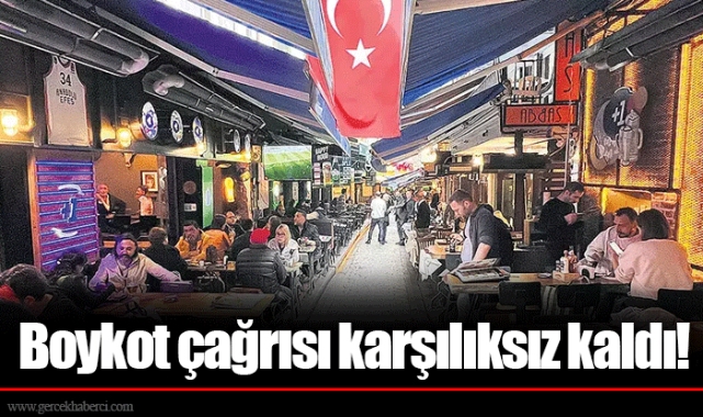 Boykot çağrısı karşılıksız kaldı!