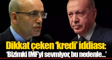 Dikkat çeken ‘kredi’ iddiası: ‘Bizimki IMF’yi sevmiyor, bu nedenle…’