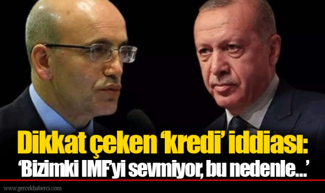 Dikkat çeken ‘kredi’ iddiası: ‘Bizimki IMF’yi sevmiyor, bu nedenle…’