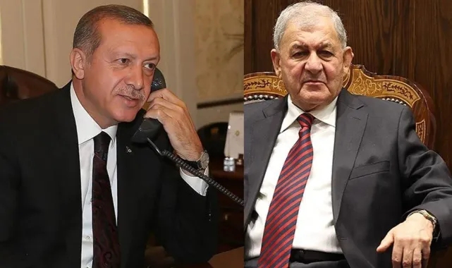 Erdoğan, Irak Cumhurbaşkanı Reşid ile telefonda görüştü
