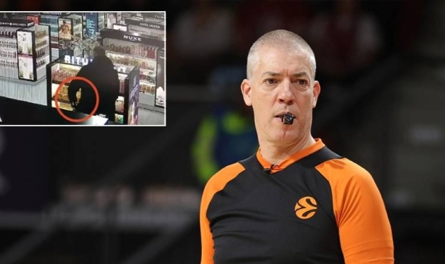 Euroleague hakemi Matej Boltauzer, Belgrad Havalimanı'nda hırsızlık yaparken yakalandı