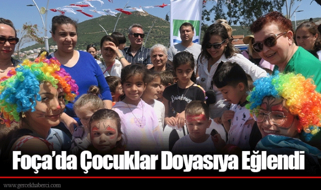 Foça’da Çocuklar Doyasıya Eğlendi
